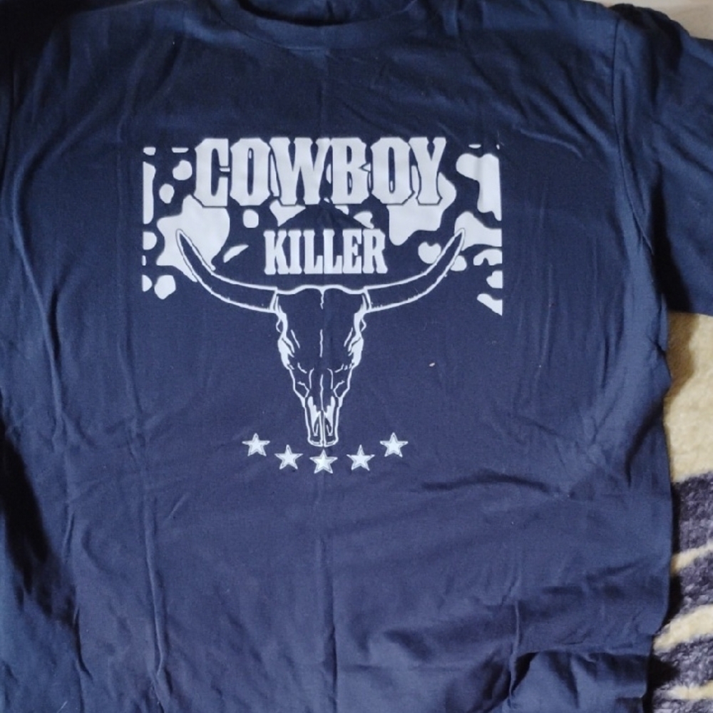 Cowboy Killer Kids Shirt - Navy Blue